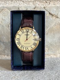 New Staur Men's Leather Watch