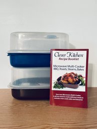 Pair Of Clever Kitchen Microwave Multicookers