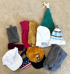 Winter Hats, Stockings, Gloves, Leg Warmers, And Ball Caps