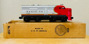 Lionel Postwar 0 Gauge 218 Santa Fe Alco Metal Train