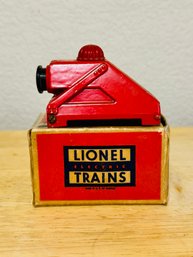 Lionel 260 Red Bumper Lighted Die Cast BOXED Lighted O/027 Super O