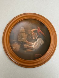 Norman Rockwell, The Ship Builder, Collectors Plate