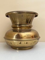 Vintage Brass Spittoon