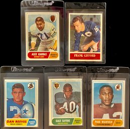 1960s Trading Cards- Including Dan Reeves And Frank Gifford