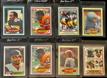 1980 Topps Trading Cards Including Tom Jackson, Dan Fouts And More