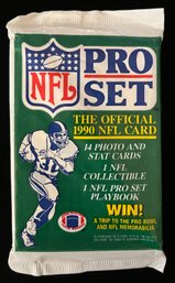 UNOPENED The Official 1990 NFL Card Pro Set