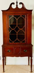 Antique Mahogany China Hutch