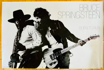 Vintage Bruce Springsteen Born To Run Poster