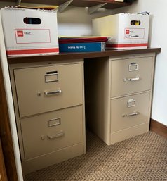 Filing Cabinets With Wood Top, Extra Folders Included In Boxes