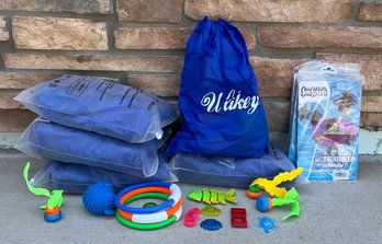 Lot Of Swim Toys Including Rings, Divers, And More