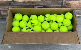 Large Lot Of Like New Tennis Balls