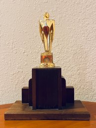 Art Deco Gilded Trophy Sculpture