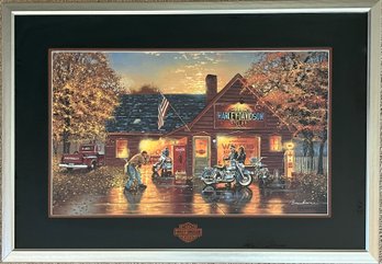 Picture Perfect, Harley Davidson Print, By Dave Barnhouse