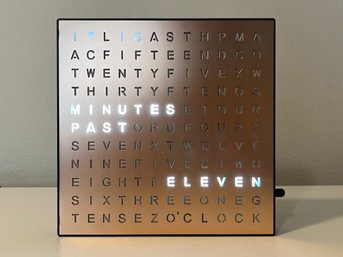 Sharper Image LED Light Up Word Clock