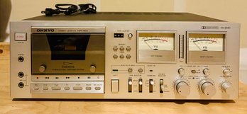 Onkyo Vintage Stereo Cassette Tape Deck Model No. TA-2080