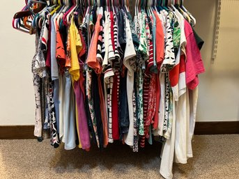 Variety Of Womens Shirts Including Lots Of Short Sleeve