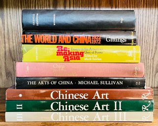Grouping Of Books About China, Many About Art