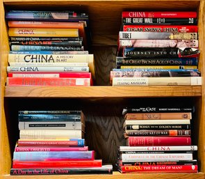 Assortment Of Books, Mostly About China