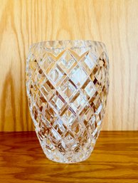 Vintage Ceska Crystal Vase