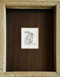Framed Rabbit Artwork