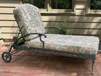 Wrought Iron Patio Lounge Chair 1 Of 2