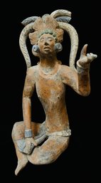Reproduction Of Pre Columbian Mayan Figurine