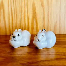 Made In USSR Vintage Bunny Figurines