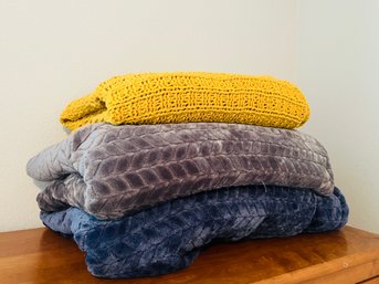 Trio Of Throw Blankets