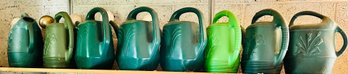 Lot Of 8 Watering Cans