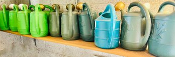 Lot Of 12 Watering Cans