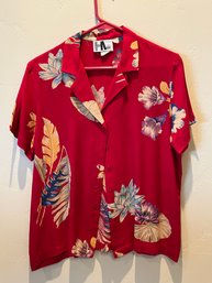 Vintage Red Hawaiin Shirt