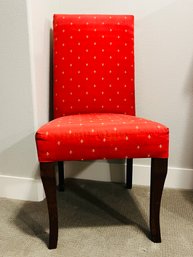 Red Upholstered Dining Chair