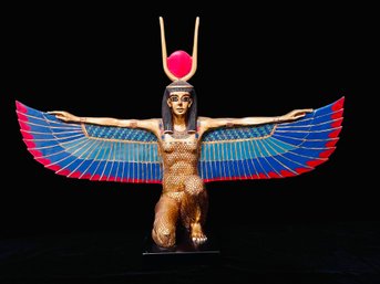 Winged Goddess Isis Sculpture