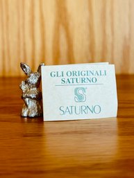 Original Saturno 925 Rabbit Figurine