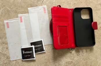 IPhone 6.1 Pro Screen Protectors And Wallet Case