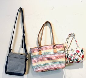 Two Womens Crossbody Bags And Giani Bernini Hand Bag