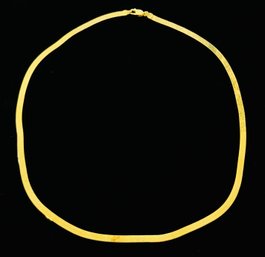 Aurafin 14k Yellow Gold Omega Chain Choker