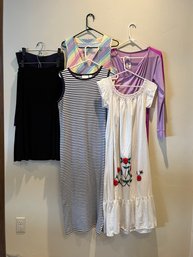 Womens Dresses And Purple Jumpsuit