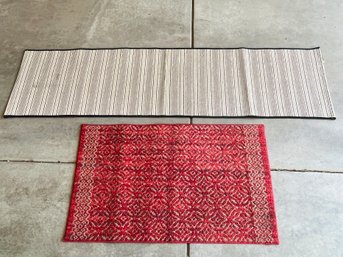 Two Rugs- Entrance Rug And Runner