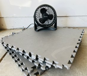 Interlocking Mats And Small Honeywell Fan