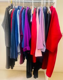 Grouping Of Eileen Fisher Womens Jackets, Coats & Cardigans