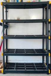 Black And Yellow Heavy Duty Shelving Unit