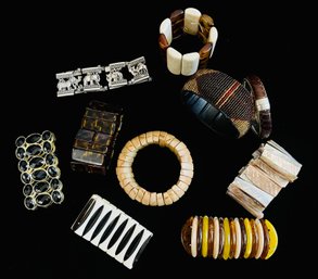 Grouping Of Costume Jewelry Bracelets