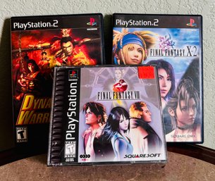 PlayStation 1 Final Fantasy 8 And 2 Playstation 2 Games Dynamic Warrior & Final Fantasy X-2