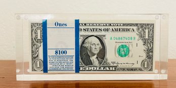 FULL Pack Of 100 Consecutive One Dollar Bills $1 1969 A UNCIRCULATED