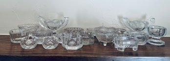 Vintage Glass Salt Cellars