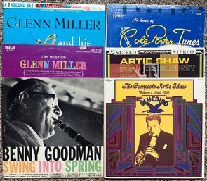 Vinyl LP Records - Big Band - Glenn Miller, Benny Goodman, Artie Shaw
