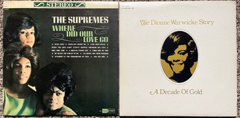 Vinyl LP Records - The Supremes & Dionne Warwick