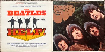 Vinyl LP Records -The Beatles - HELP! & Rubber Soul