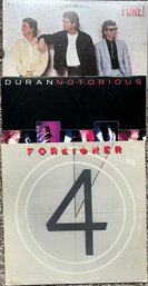 Vinyl LP Records - Foreigner, Duran Duran, Huey Lewis & The News